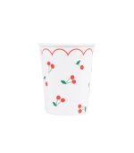 Meri Meri Cherry Pattern Cups (x 8)