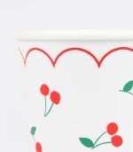 Meri Meri Cherry Pattern Cups (x 8) - Image 3