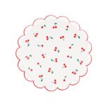 Meri Meri Cherry Pattern Side Plates (x 8)