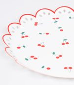 Meri Meri Cherry Pattern Side Plates (x 8) - Image 3
