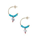 Double or Nothing Blue Earrings