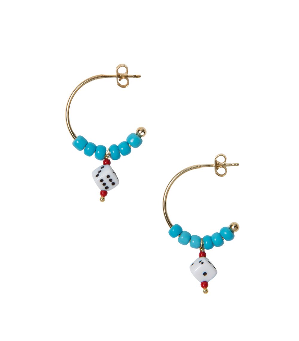 5 Double or Nothing Blue Earrings - Image 1