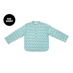 Francisco Dominos Turquoise Kid Mao Shirt