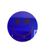 Shining Star Electric Blue Acrylic Mirror, 40cm