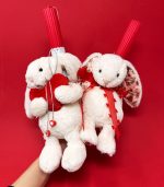 Blossom Cream Bunny 'Berry' Easter Candle - Image 2
