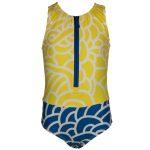Siren Sleeveless One-Piece, Blue Lemonade