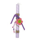 Lavender Bloom Easter Candle