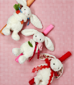 Bashful Carrot Bunny Easter Candle - Image 2