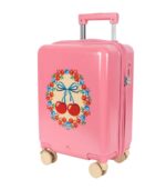 Travel Suitcase, Cherry Bow