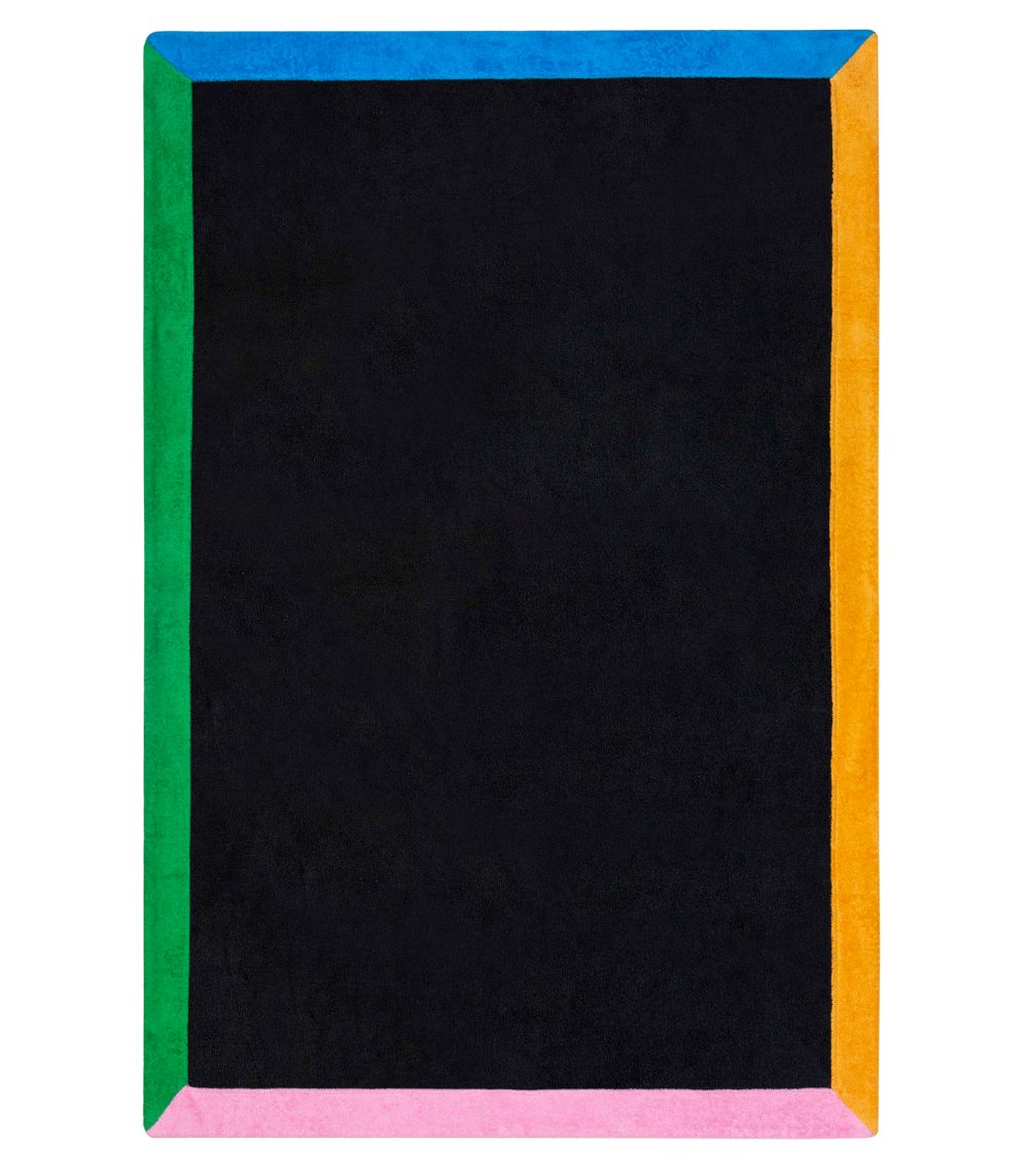 16 Multi Black, Signature Beach Towel - Image 1