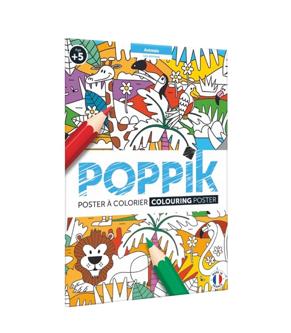 18 Coloring Poster, Animals - Image 1