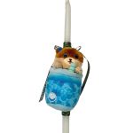 Blue Bubble Tea Dreams Easter Candle