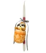 Yellow Bubble Tea Dreams Easter Candle