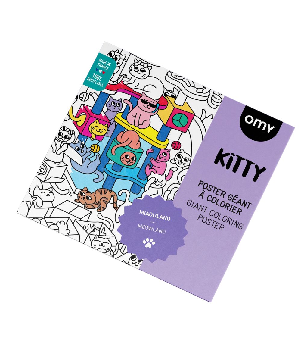 23 Giant Coloring Poster Kitty - Image 1