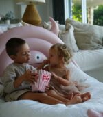 Kids Sleepover Bed, Monster Pink - Image 2