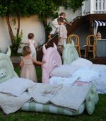 Kids Sleepover Bed, Monster Pink - Image 8