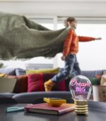 Dream Big Lightbulb - Shaped Table Lamp - Image 2