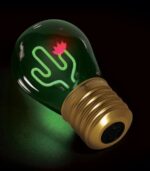 Cactus Lightbulb - Shaped Table Lamp - Image 3