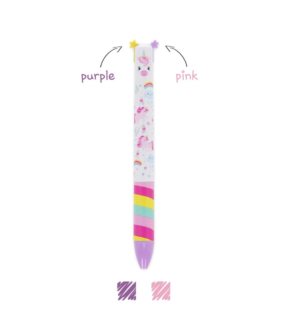 388 Unicorn Two-Colour Ballpoint Pen - Click&Clack - Image 1
