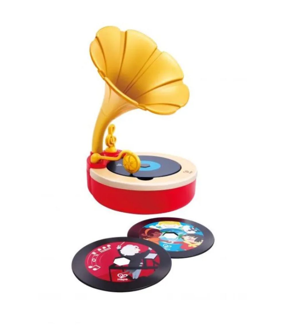 39 Hape Wooden Phonograph Tune Time - Image 1