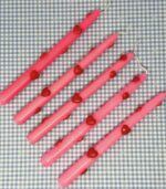 True Pink Heart Easter Candle - Image 2