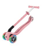 Globber Scooter Primo Foldable Lights Pastel Pink - Image 3