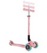 Globber Scooter Primo Foldable Lights Pastel Pink - Image 4