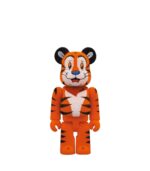 400% & 100% Bearbrick Set - Tony The Tiger Flocky (Kelloggs) - Image 3