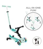Globber Scooter Foldable Go.Up Active Lights 360 Mint - Image 12
