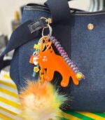 Fur Real Orange Key/Bag Charm - Image 2