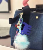 Fur Real Blue Key/Bag Charm - Image 2