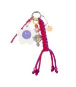 Bloom Boom White Key/Bag Charm