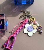 Bloom Boom White Key/Bag Charm - Image 2