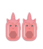 Glitter Unicorn Walkie Talkie, Sparkling Pink