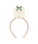 Heart Embroidery Hairbrace, Buttercream