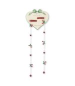 2 Pack Pearly Tassel Hair Clip, Cherry