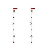 2 Pack Pearly Tassel Hair Clip, Cherry - Image 3