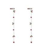 2 Pack Pearly Tassel Hair Clip, Cherry - Image 4