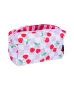 Cherries Quilted Medium Pouch