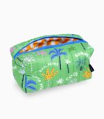 Palm Tree Quilted Medium Pouch