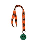 Smiley Storm Orange Lanyard