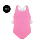 Kids Lara Swim, Bubblegum (Aged 7 to 12)