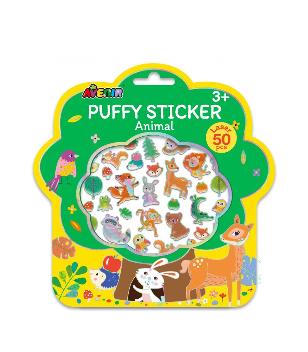 54 Puffy Sticker Animal - Image 1