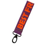 Best Friends Keychain, Orange/Lila