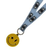Smiley Storm Blue Lanyard - Image 3