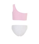 Sienna Bikini, Baby Pink White - Image 3