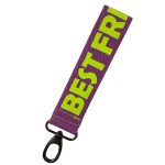 Best Friends Keychain, Yellow/Lila