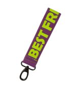 Best Friends Keychain, Yellow/Lila