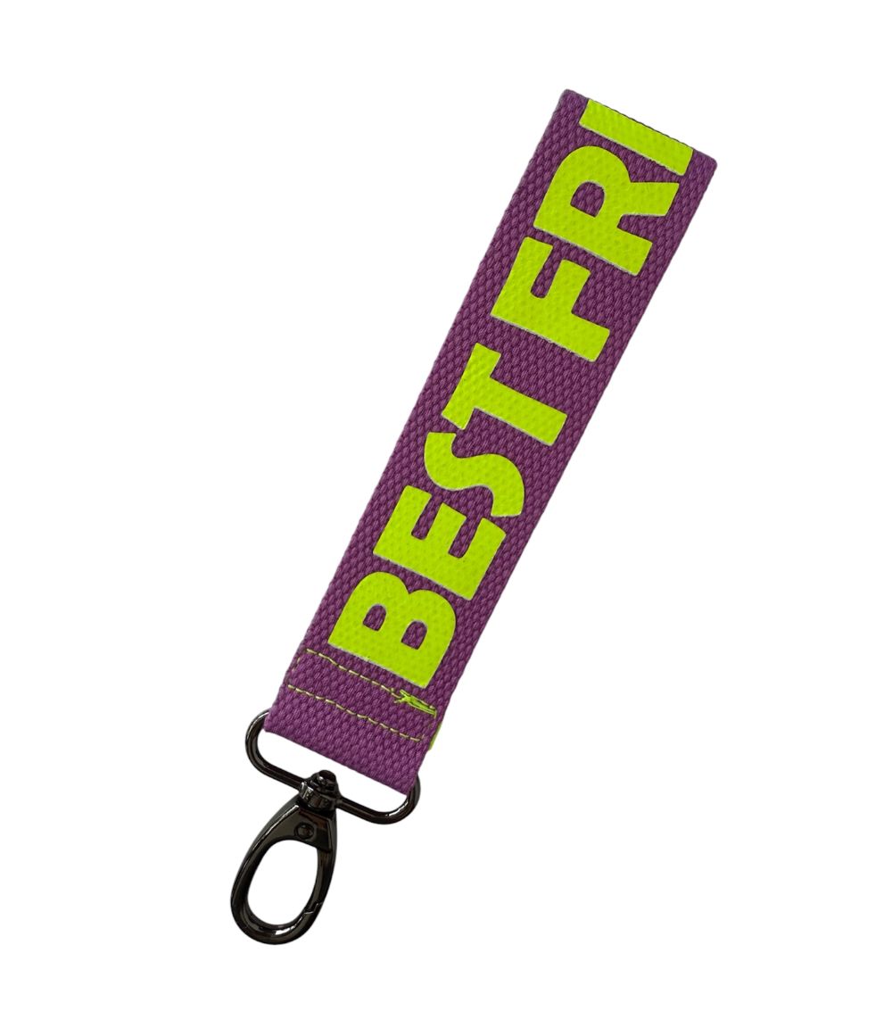 83 Best Friends Keychain, Yellow/Lila - Image 1