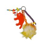 Fur Real Orange Key/Bag Charm